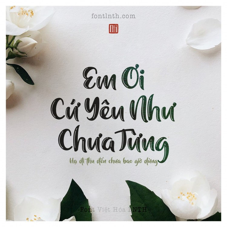 Font việt hóa LNTH Manis Banget Line