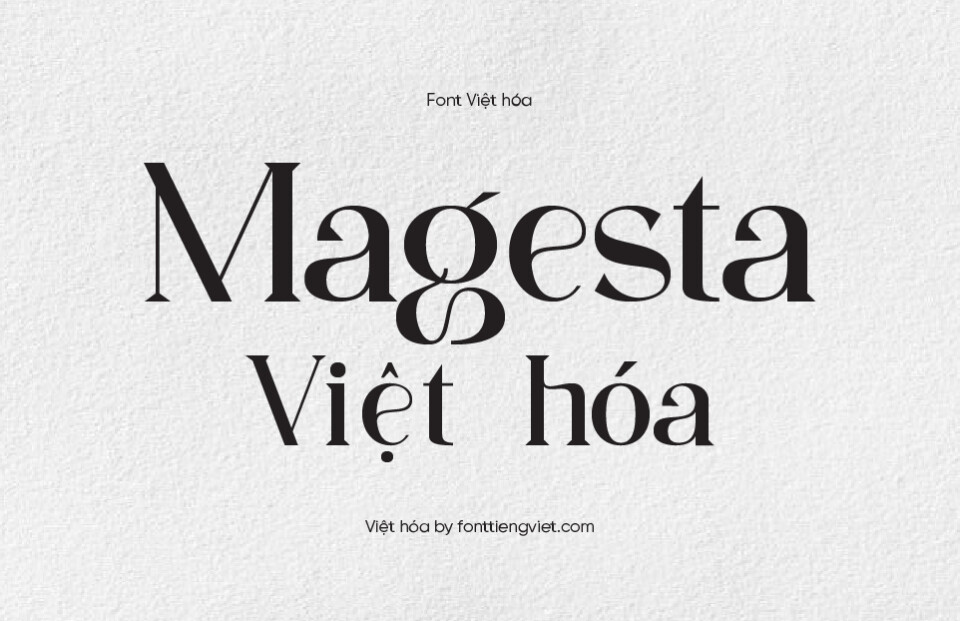 Font Việt hóa Magesta