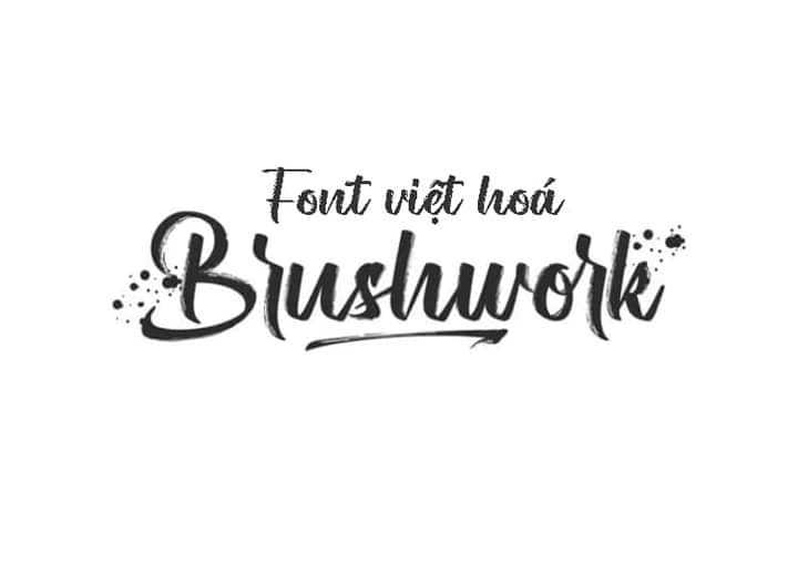 Font việt hoá MJ Brushwork – Brush
