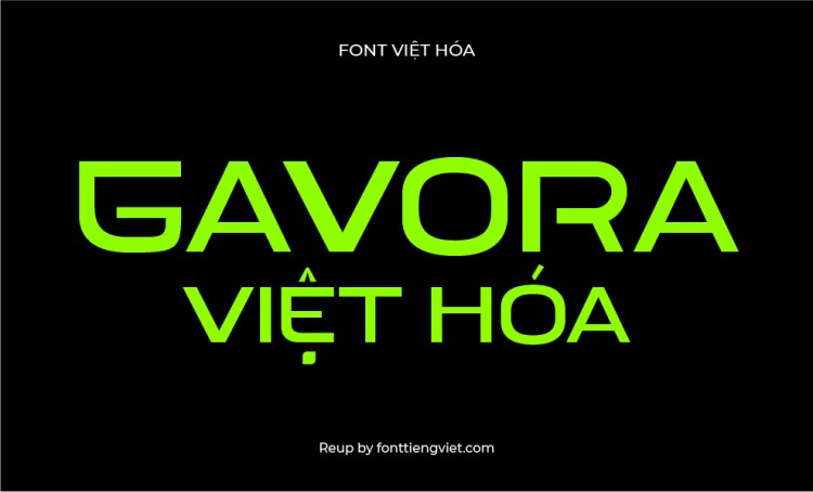 Font việt hóa MJ Gavora (2 font)