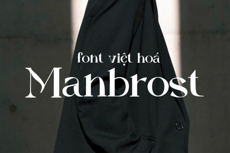Font việt hoá MJ Manbrost