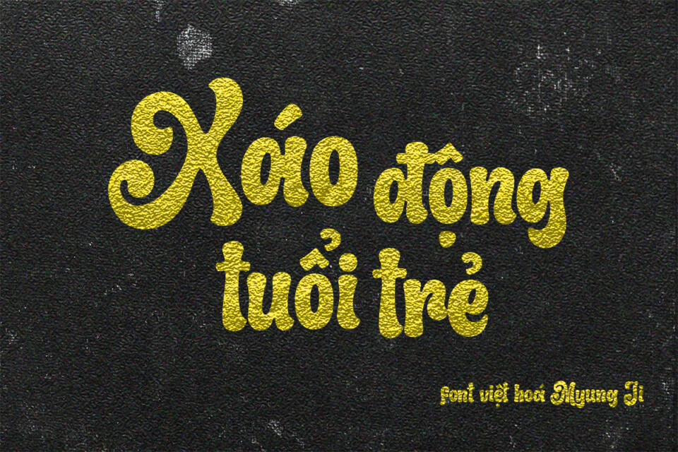 Font việt hoá MJ Neighbor’s Blanket