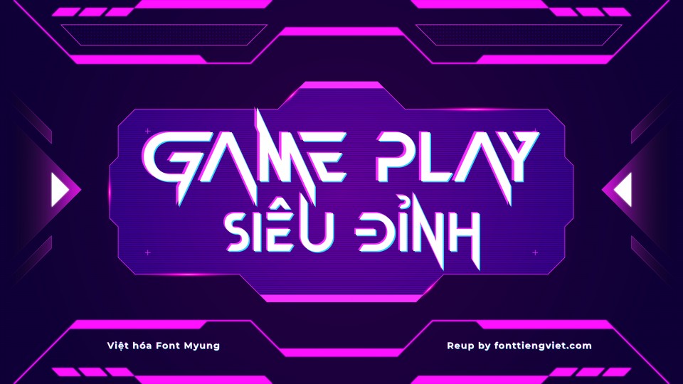 Font việt hoá MJ Newton Howard kiểu game