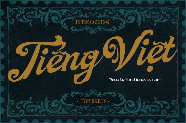 Font việt hóa MJ Sterlington