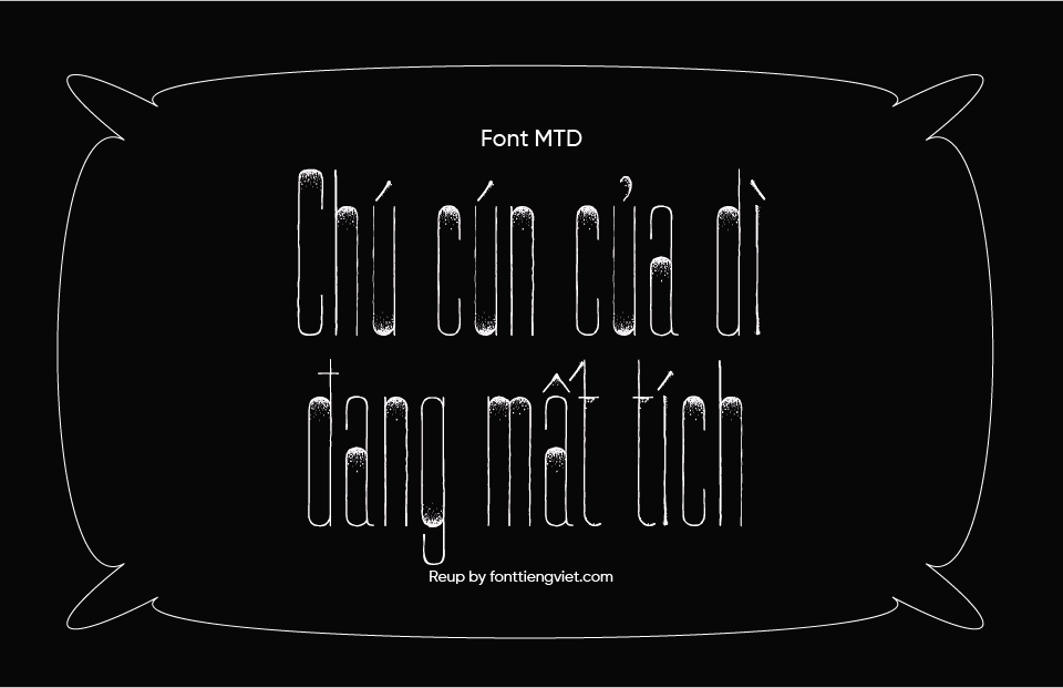 Font Việt hóa MTD Bon Ami