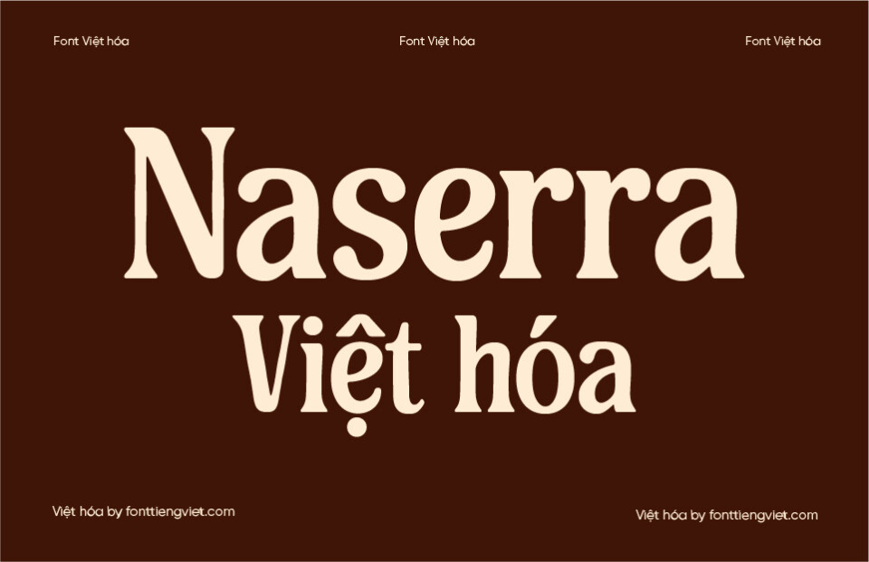 Font Việt hóa Naserra
