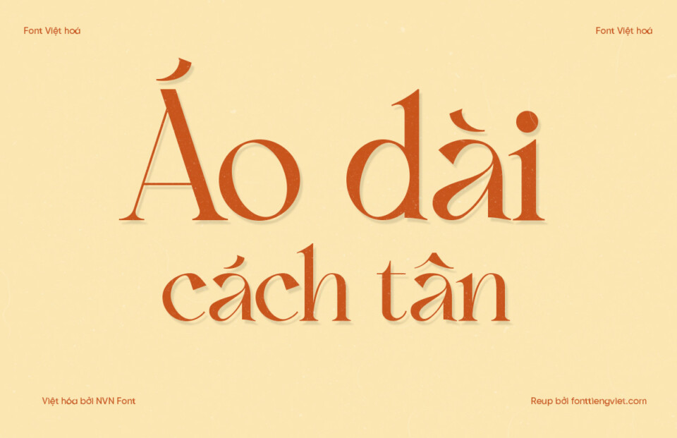 Font Việt hóa NVN Bon Foyage