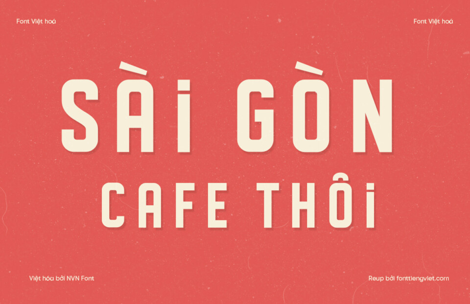 Font Việt hóa NVN Displayed