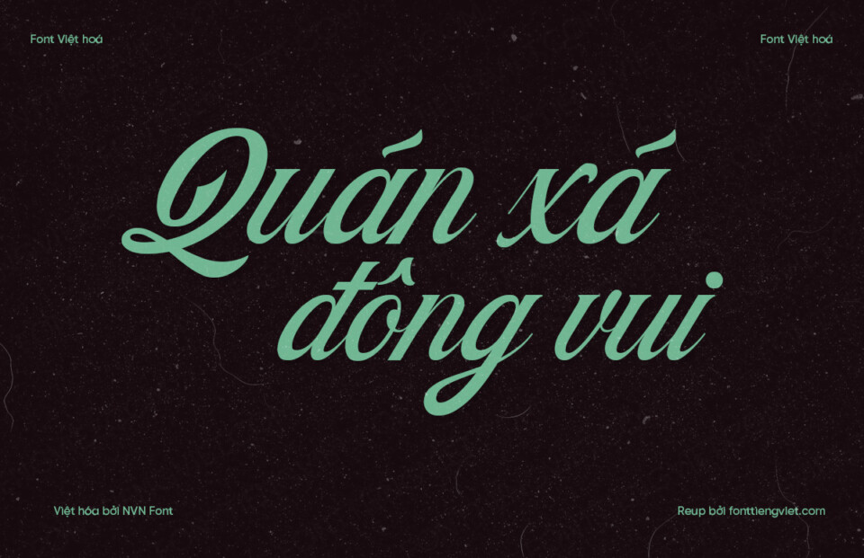 Font Việt hóa NVN Kingdrops