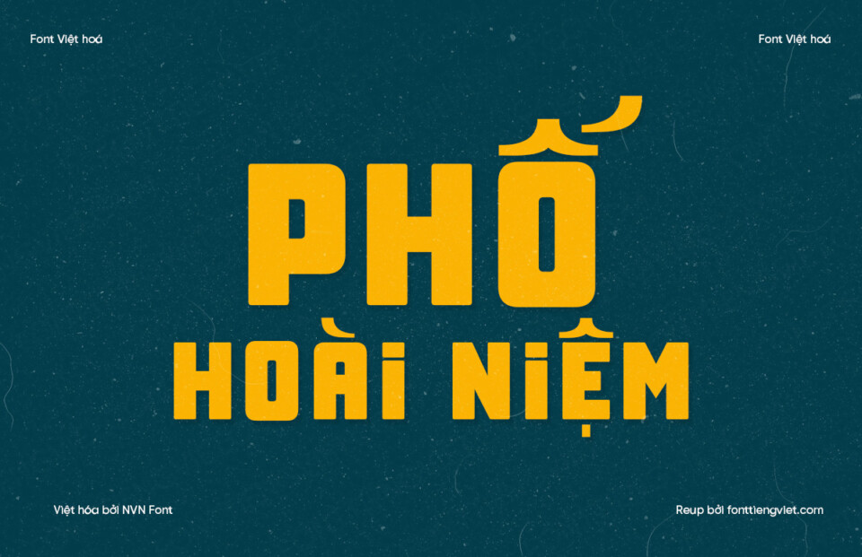 Font Việt hóa NVN Manufaktur