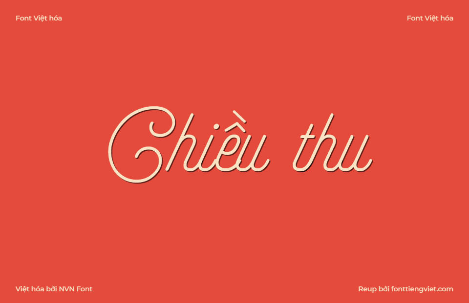 Font Việt hoá NVN Selfie Regular