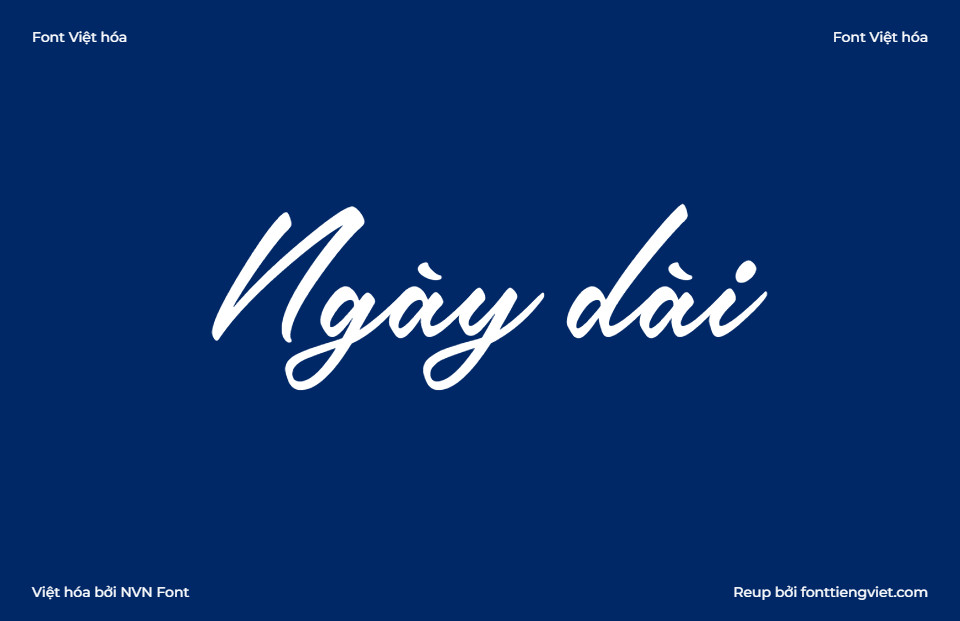 Font Việt hoá NVN Sivellin Regular