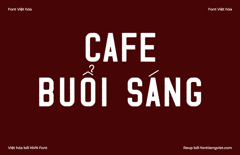 Font Việt hoá NVN Southland Distort Regular