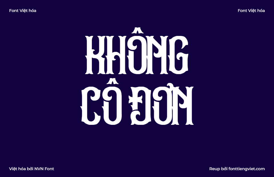 Font Việt hoá NVN Stradas Regular