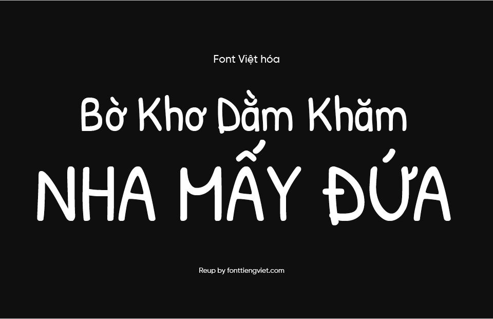 Font việt hóa Patrick Hand