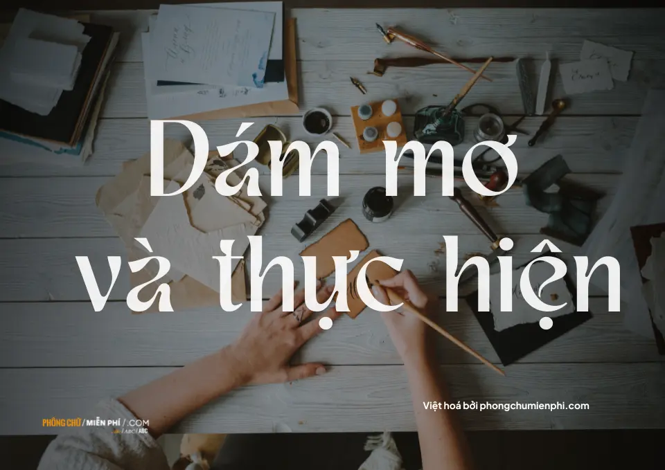 Font Việt hoá  Green Brooks