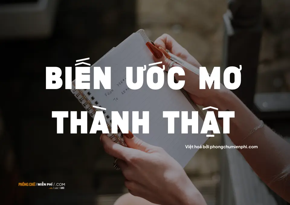 Font Việt hoá MEDIO VINTAGE Regular (2 Font)