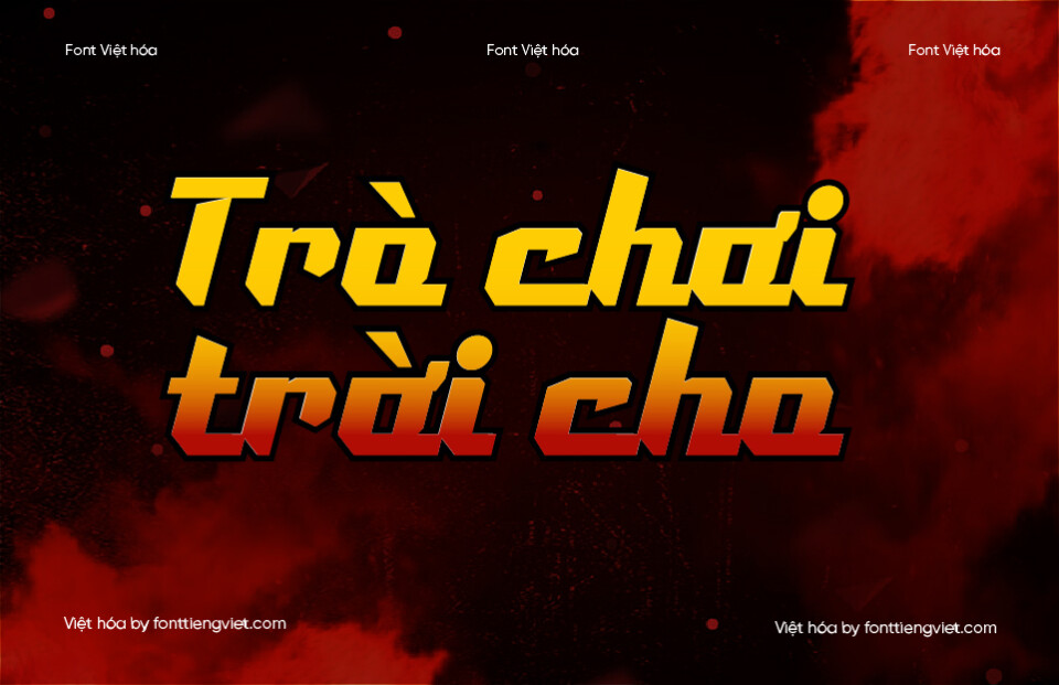 Font Việt hóa Racing Games