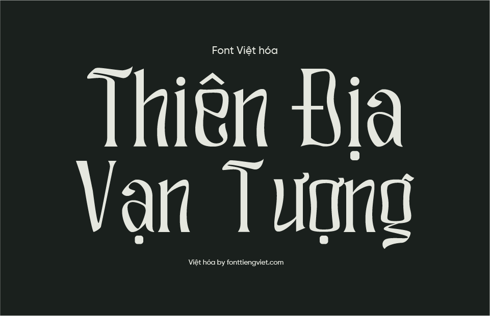 Font Việt hóa Raghlick