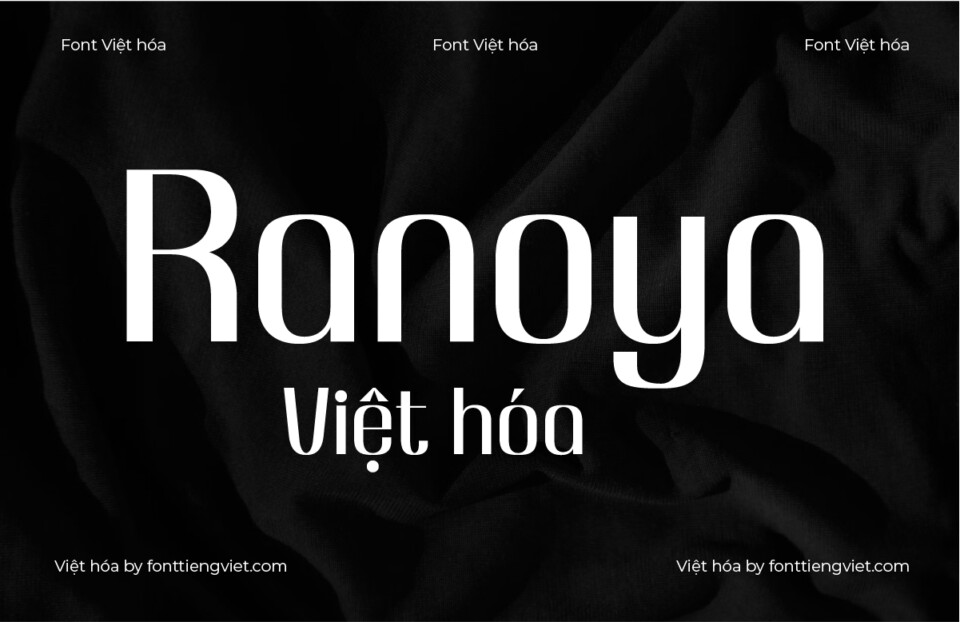 Font Việt hóa Ranoya