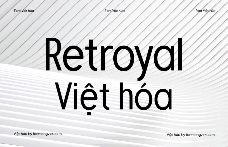 Font Việt hóa Retroyal Medium