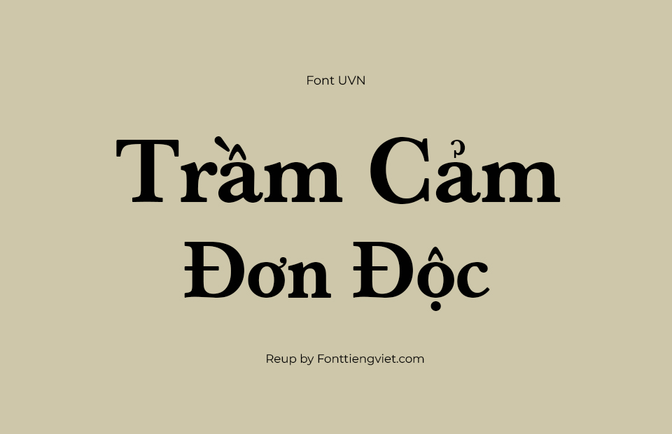 Font Việt Hóa SFU BaskervilleBook