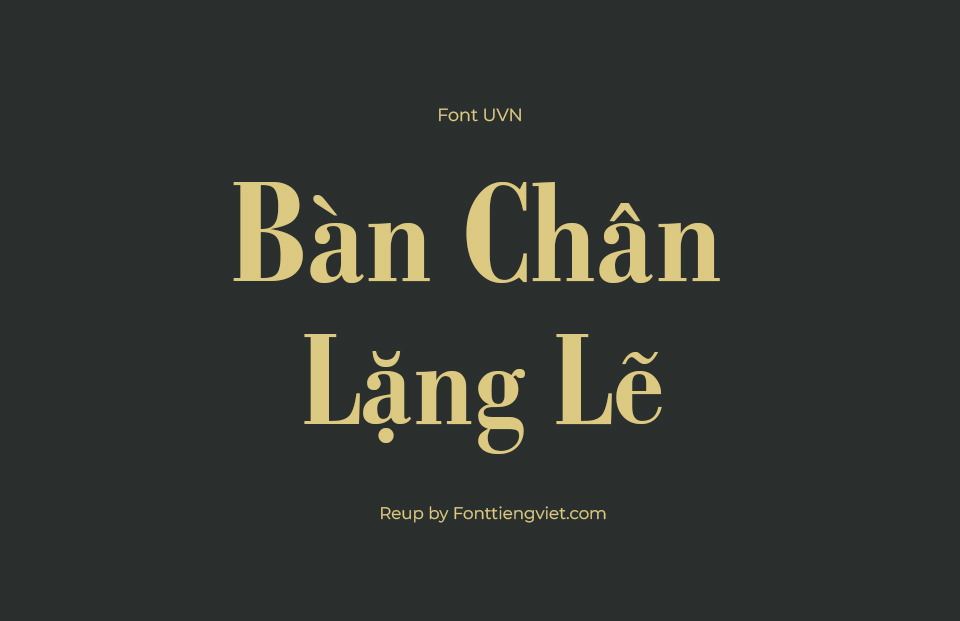 Font Việt Hóa SFU Bodoni