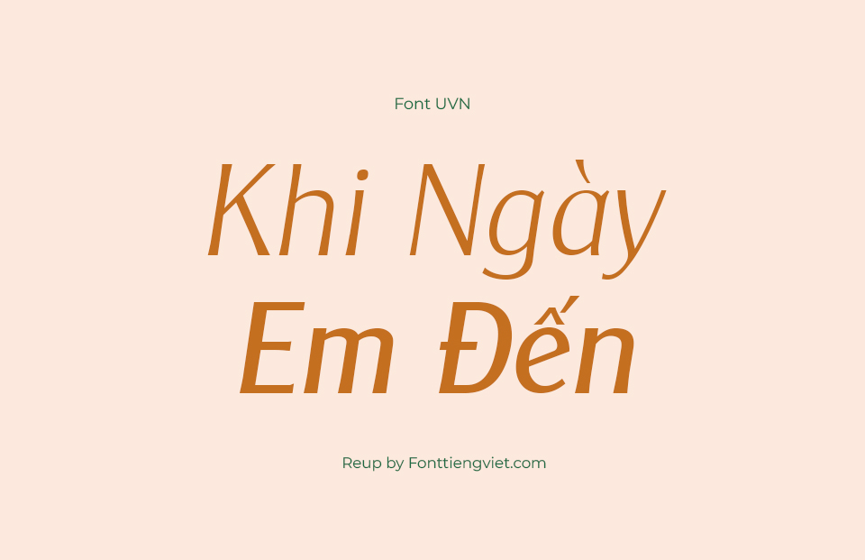 Font Việt Hóa SFU ClearGothic