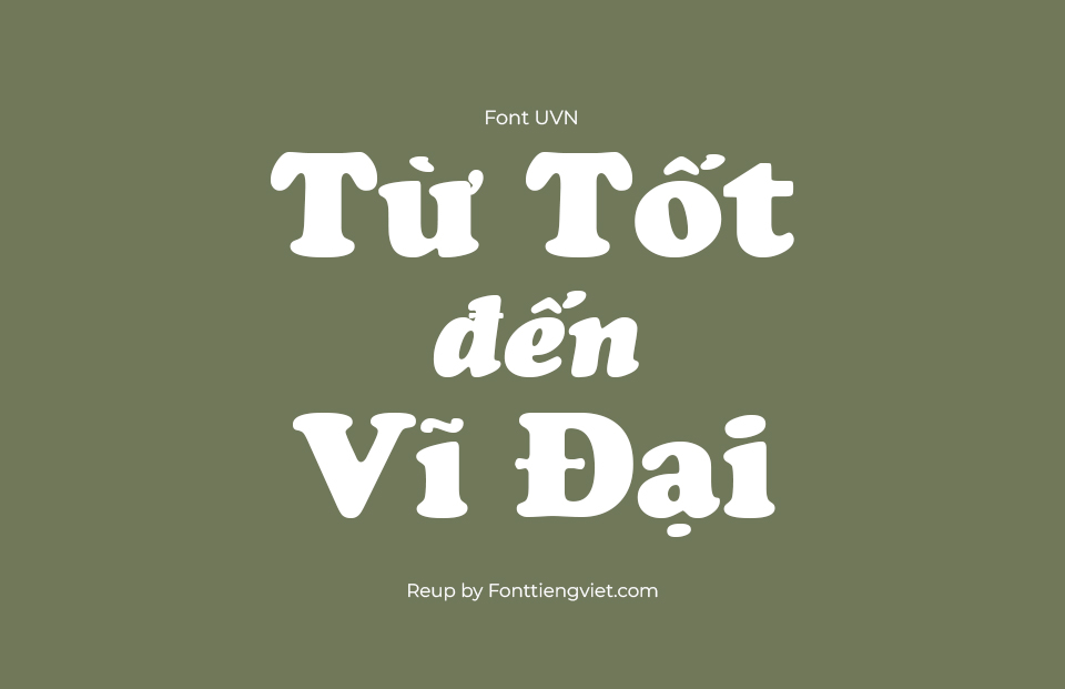Font Việt Hóa SFU Cooper