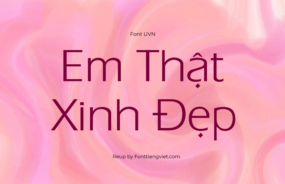 Font Việt Hóa SFU Ergoe