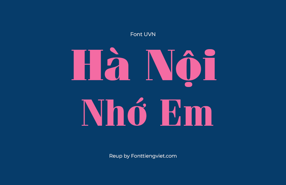 Font Việt Hóa SFU Fenice