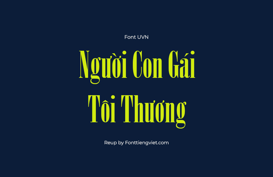Font Việt Hóa SFU OnyxMT