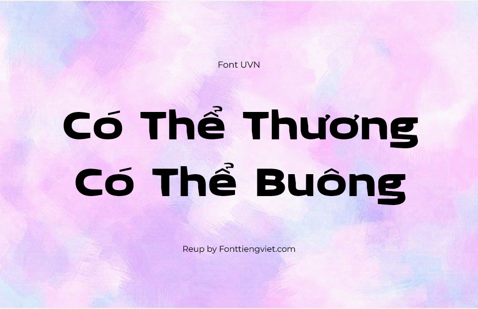 Font Việt Hóa SFU Quagmire