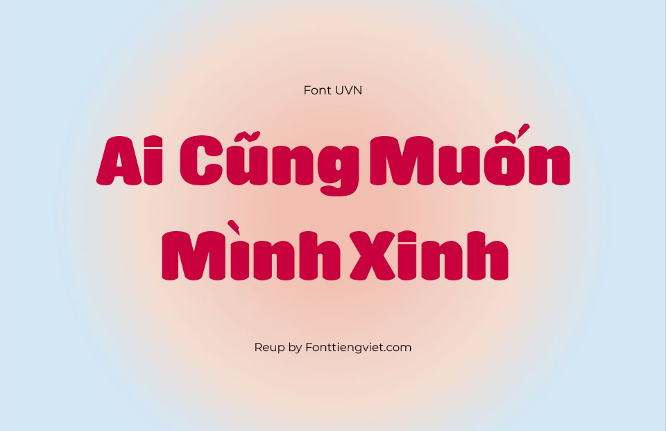 Font Việt Hóa SFU Rhythm