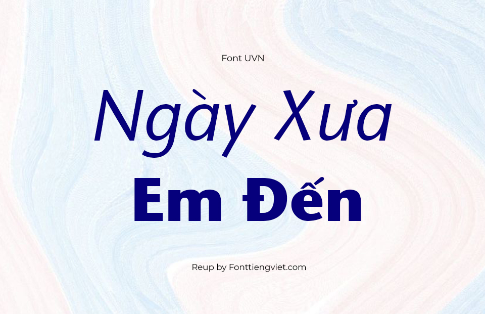 Font Việt Hóa SFU StoneSans