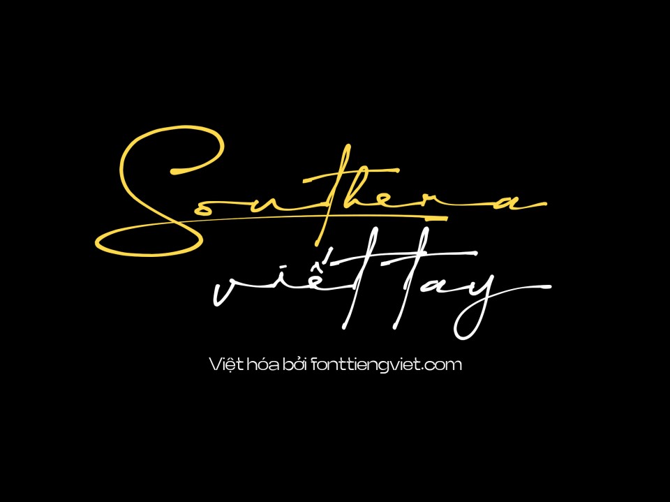 Font việt hóa Southera Handwritten