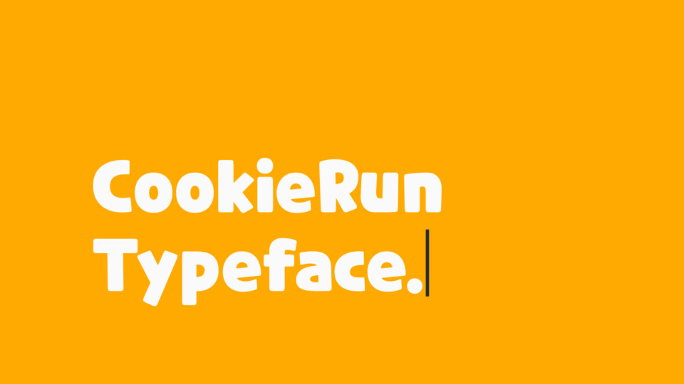Font Việt hóa SRN CookieRun – Có thể gõ Tiếng Hàn