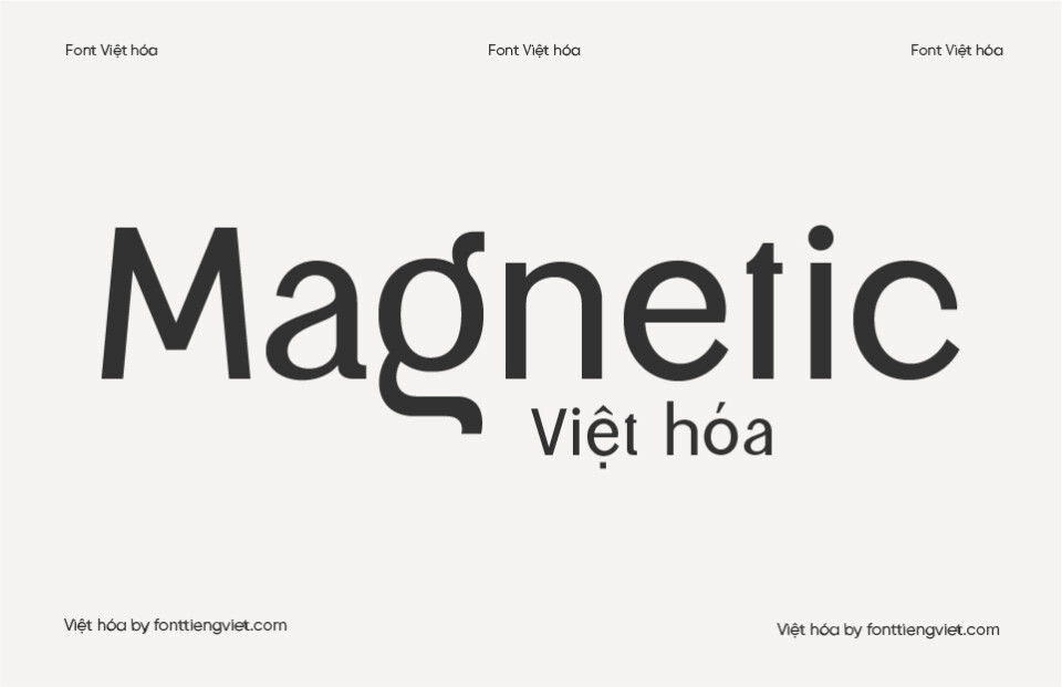 Font Việt hóa SS Magnetic Regular