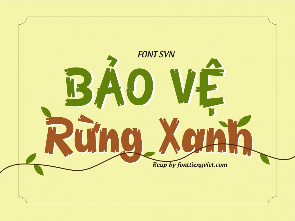 Font việt hóa SVN Apple