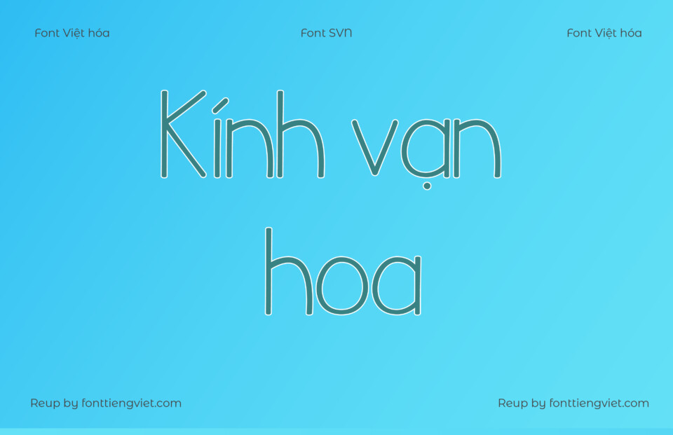 Font Việt hóa SVN Banana Chip Muffins