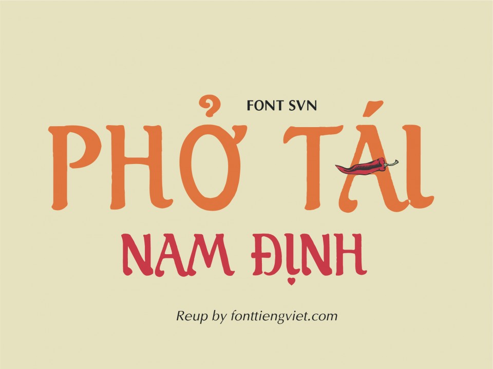 Font việt hóa SVN Bear