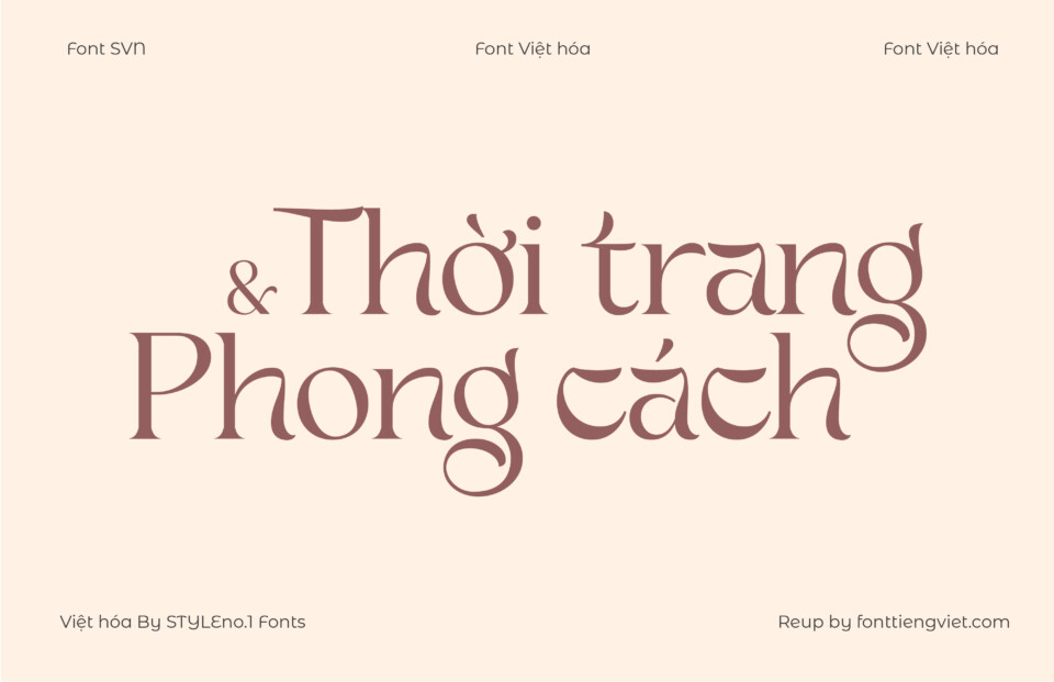 Font Việt hóa SVN Bestagrach