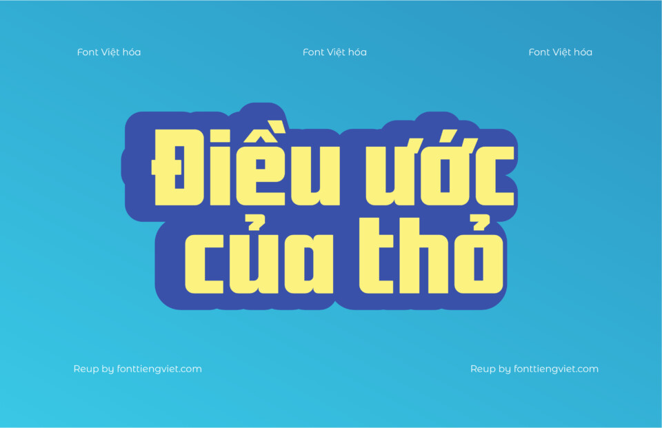 Font Việt hóa SVN Black Stuff (Bold)