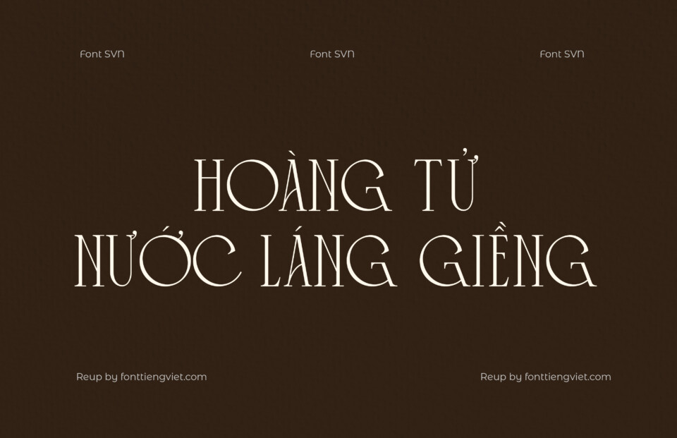 Font Việt hóa SVN Cyrano