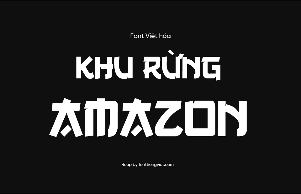 Font việt hóa SVN Gang Of Three – Nhật bản
