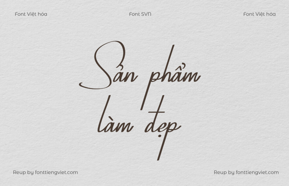 Font Việt hóa SVN Hamstring