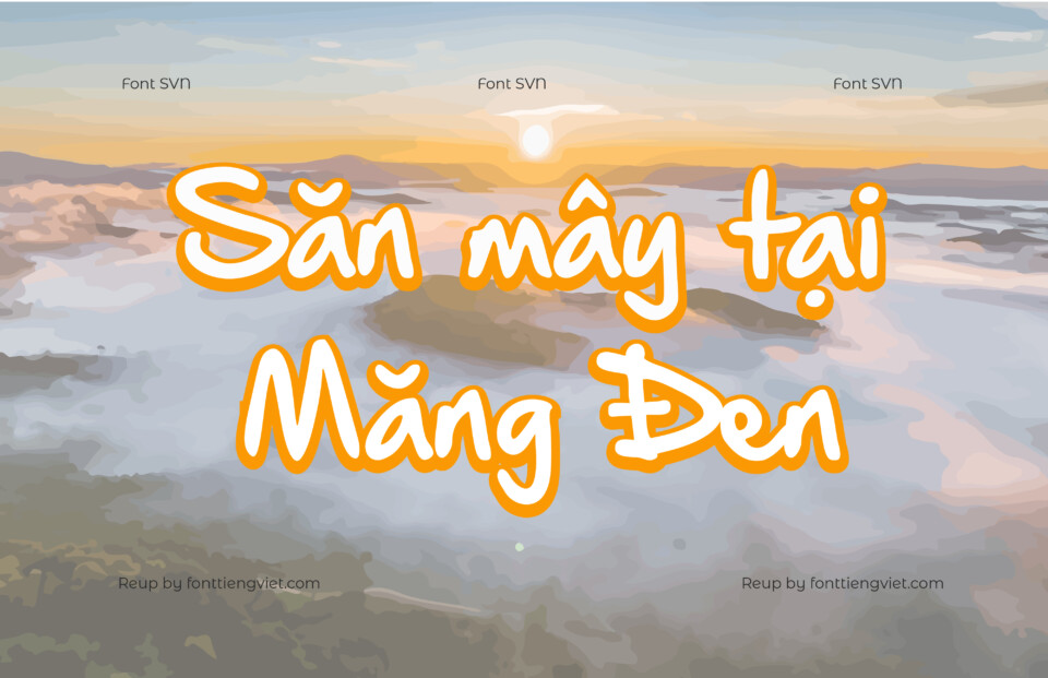 Font Việt hóa SVN Hand of Sean Pro