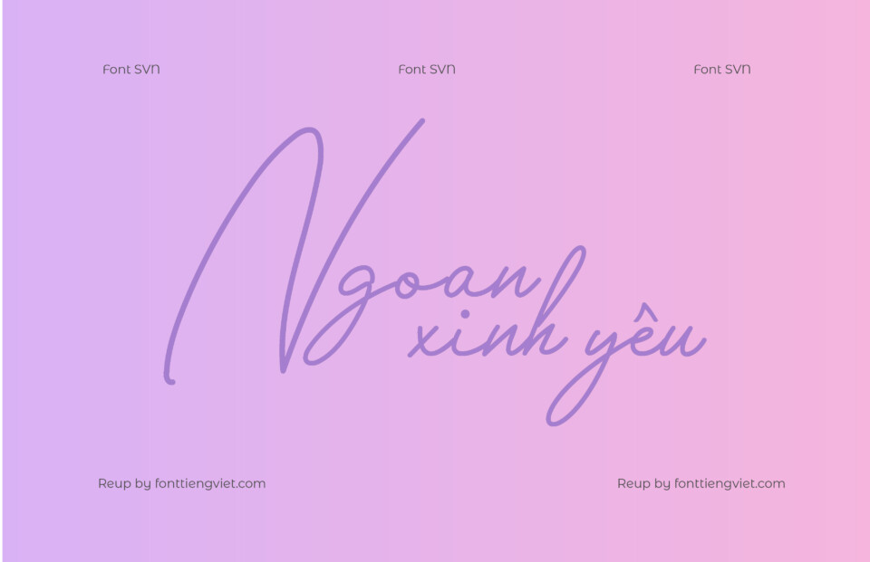 Font Việt hóa SVN Housttely Signature