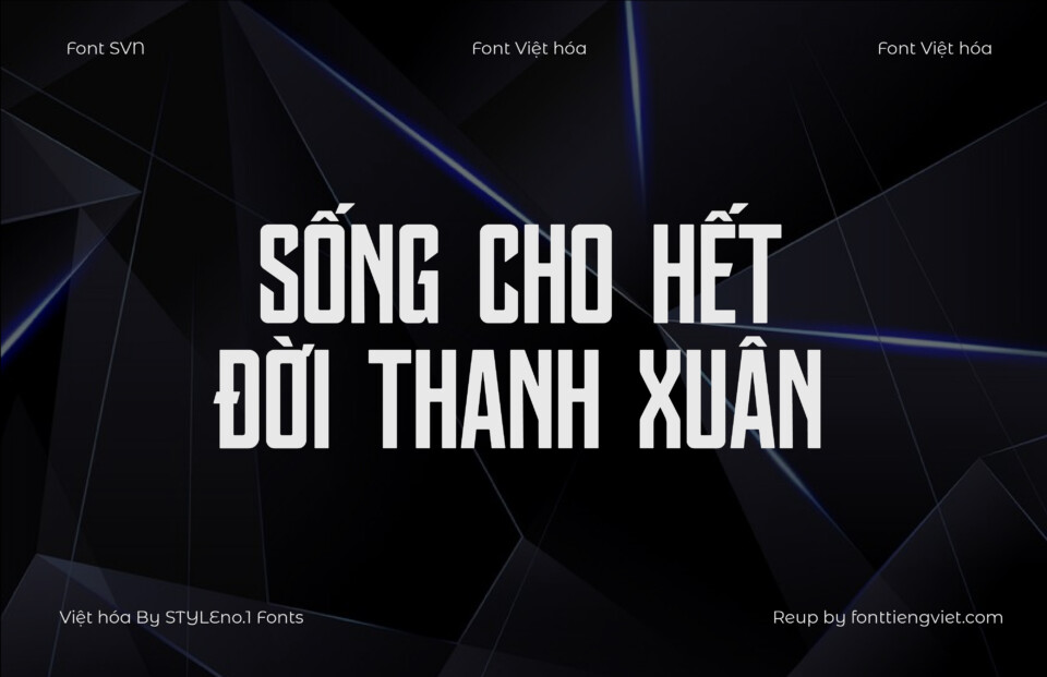 Font Việt hóa SVN Justice League