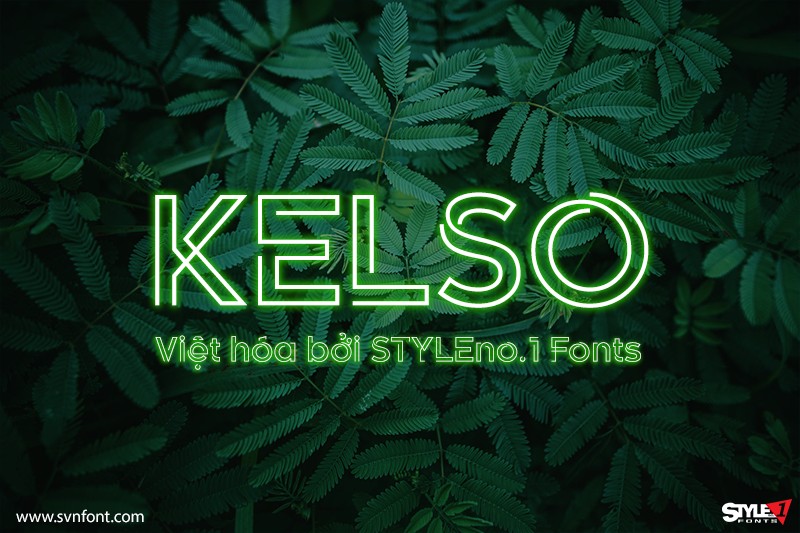 Font Việt hóa SVN Kelso (Medium)